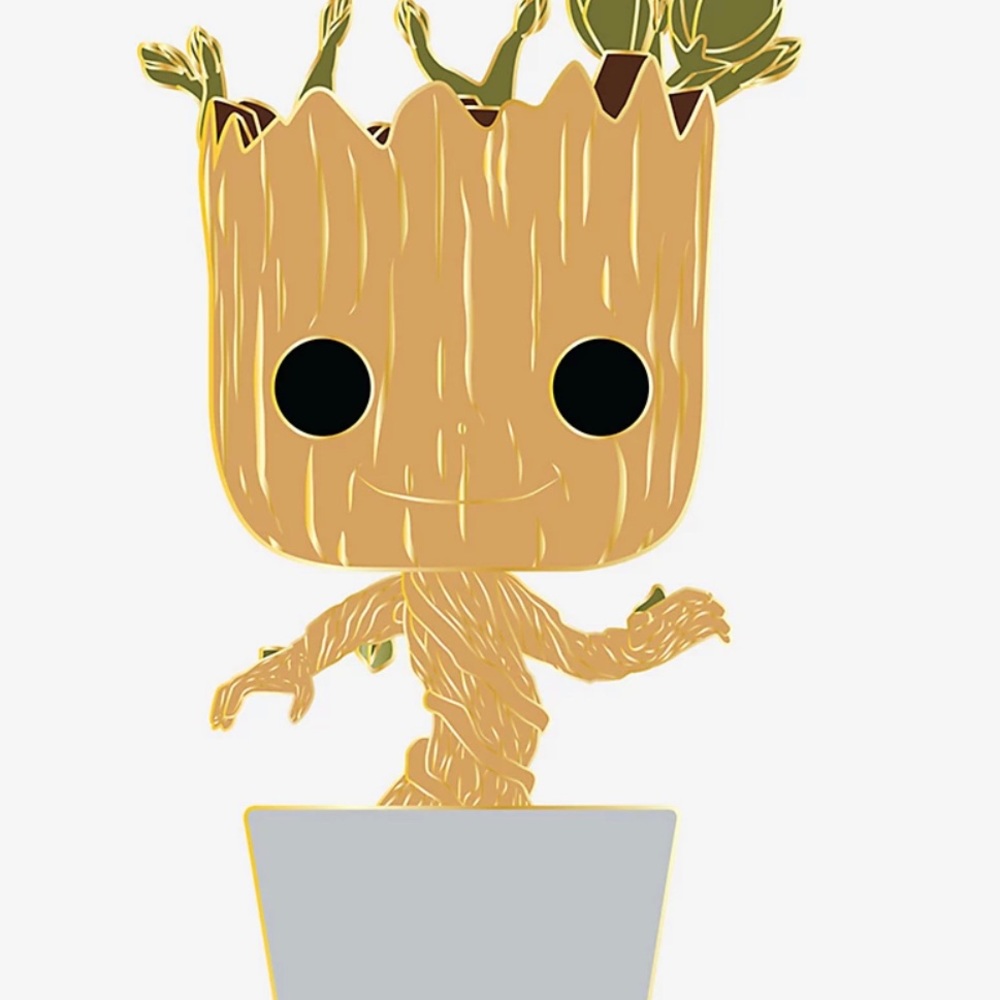 NIB Funko Marvel Pop! Baby Groot Enamel Pin 09 Marvel 3 3/4" SEALED Metal